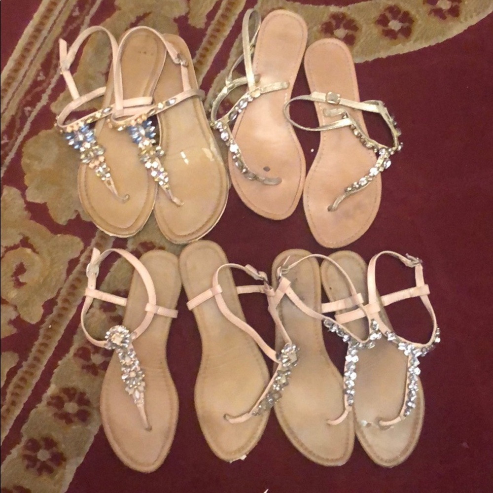 Jeweled Sandals (ALL 4 for $5)